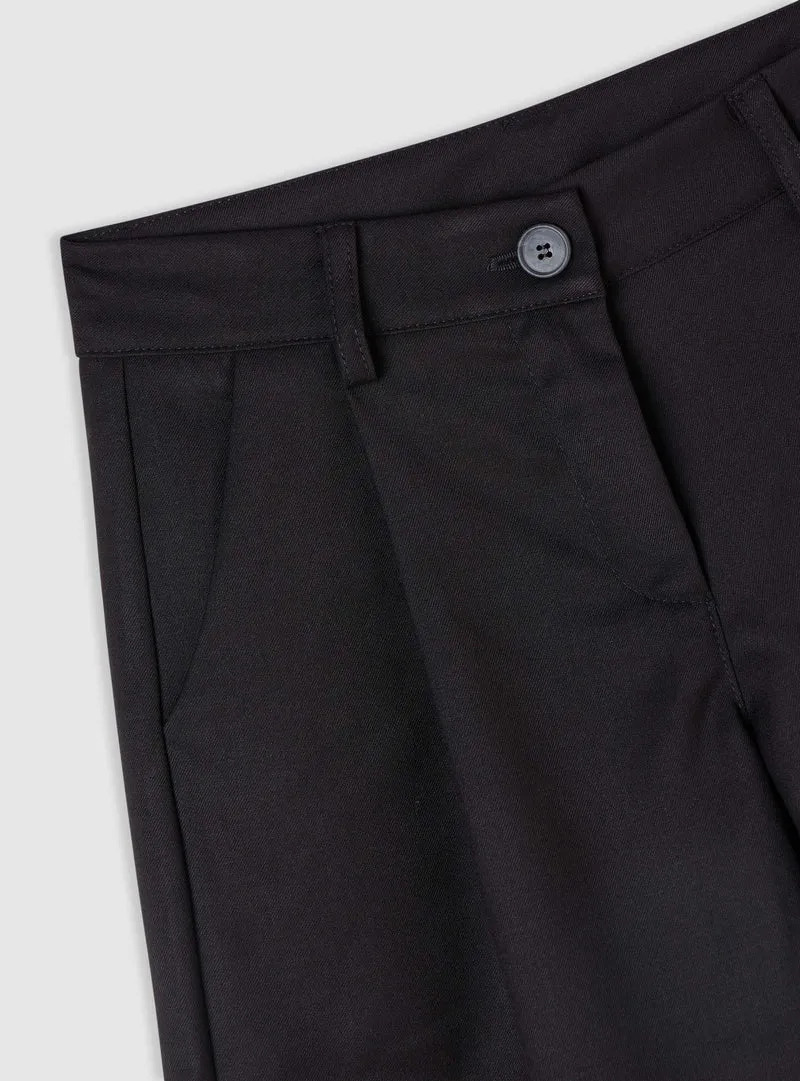 Shorts bermuda a tinta unita