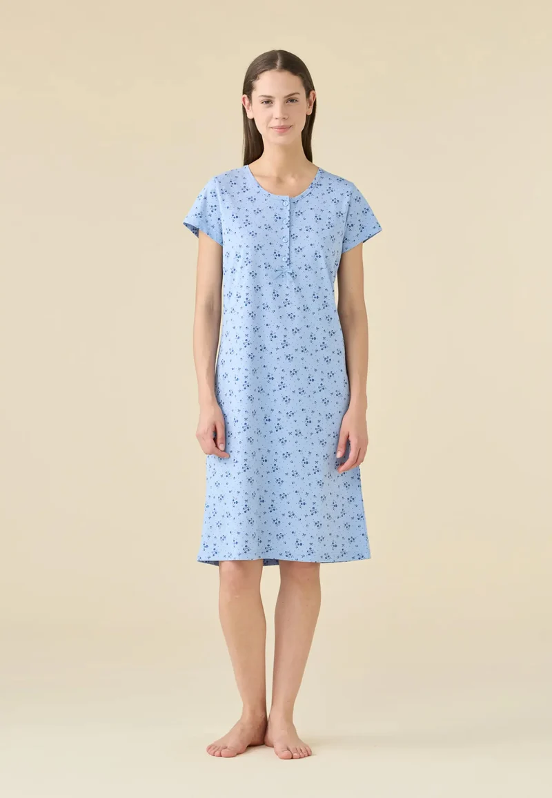 NOI DI NOTTE Camicia Da Notte Donna Cotone Estivo ART. LA003471/3490