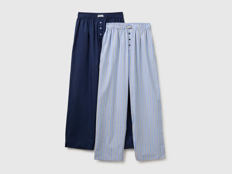 Due pantaloni da pigiama 100% cotone