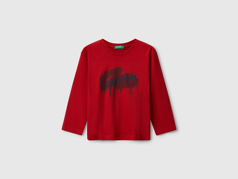 T-shirt con stampa logo