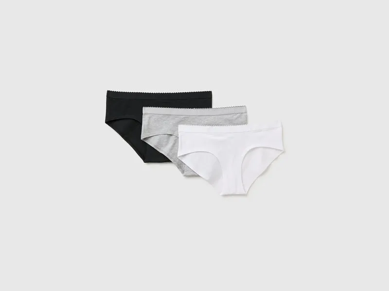 Tre slip con elastico logato