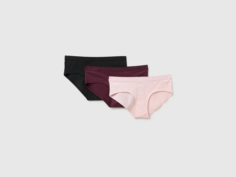 Tre slip con elastico logato