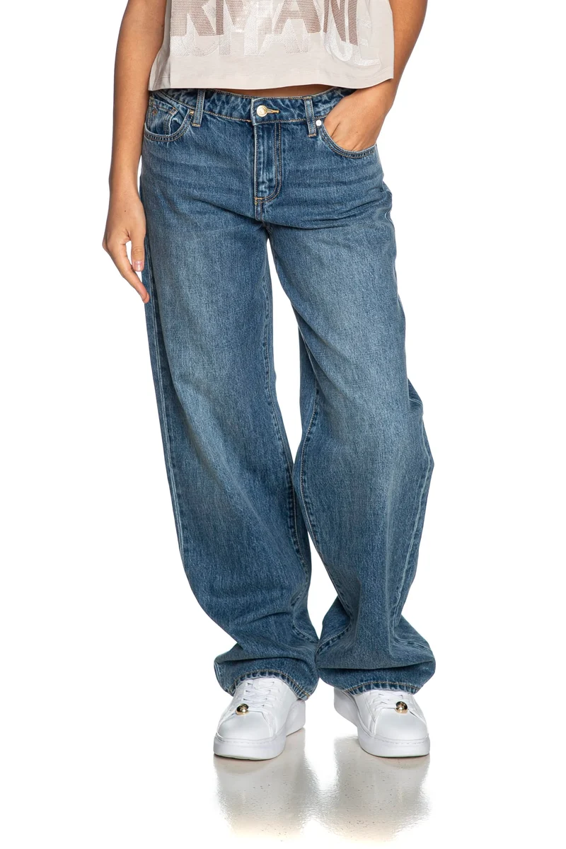 Jeans Armani Exchange 5 Pocket J52 Low Rise Relaxed Da Donna