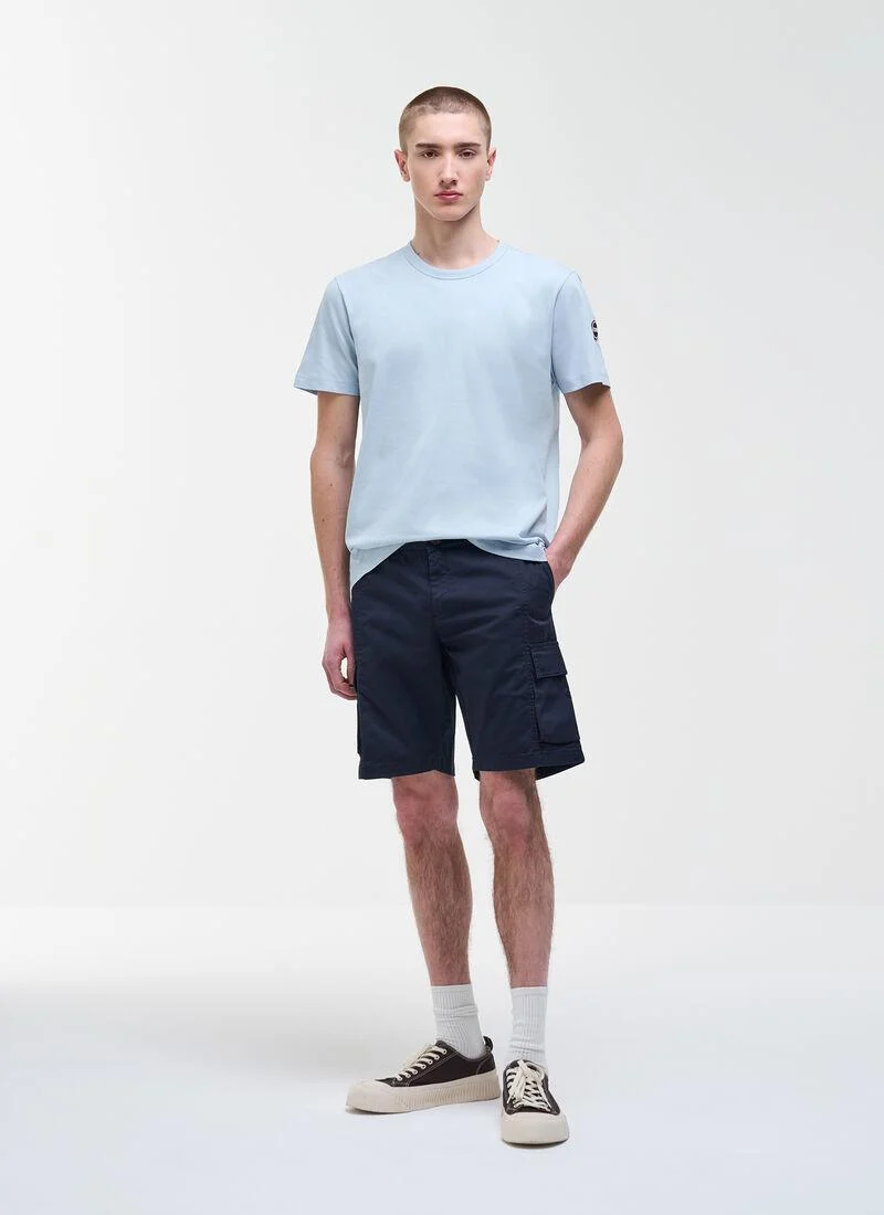 t-shirt logata in cotone