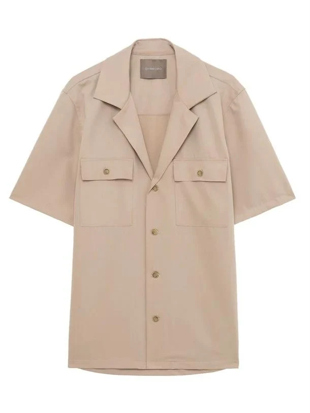 overshirt tasche applicate