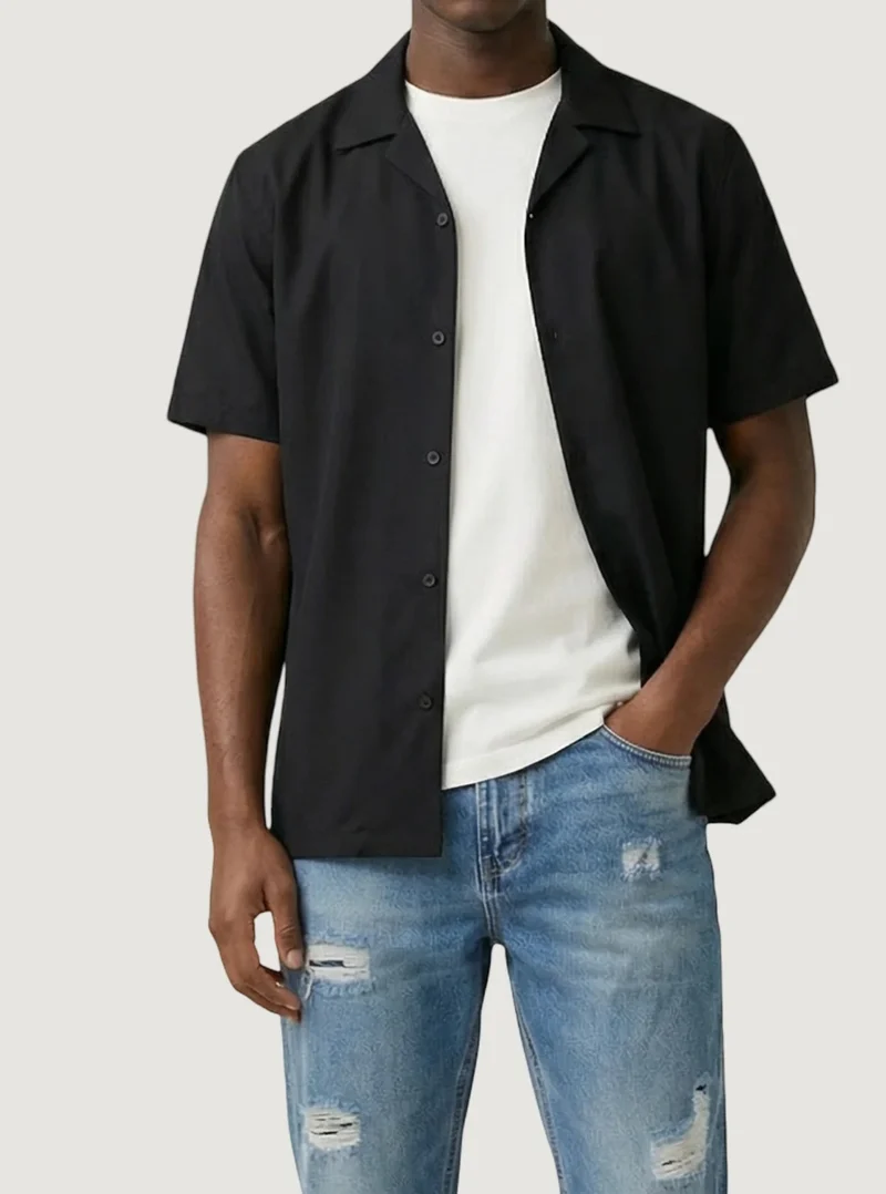 overshirt tasche applicate