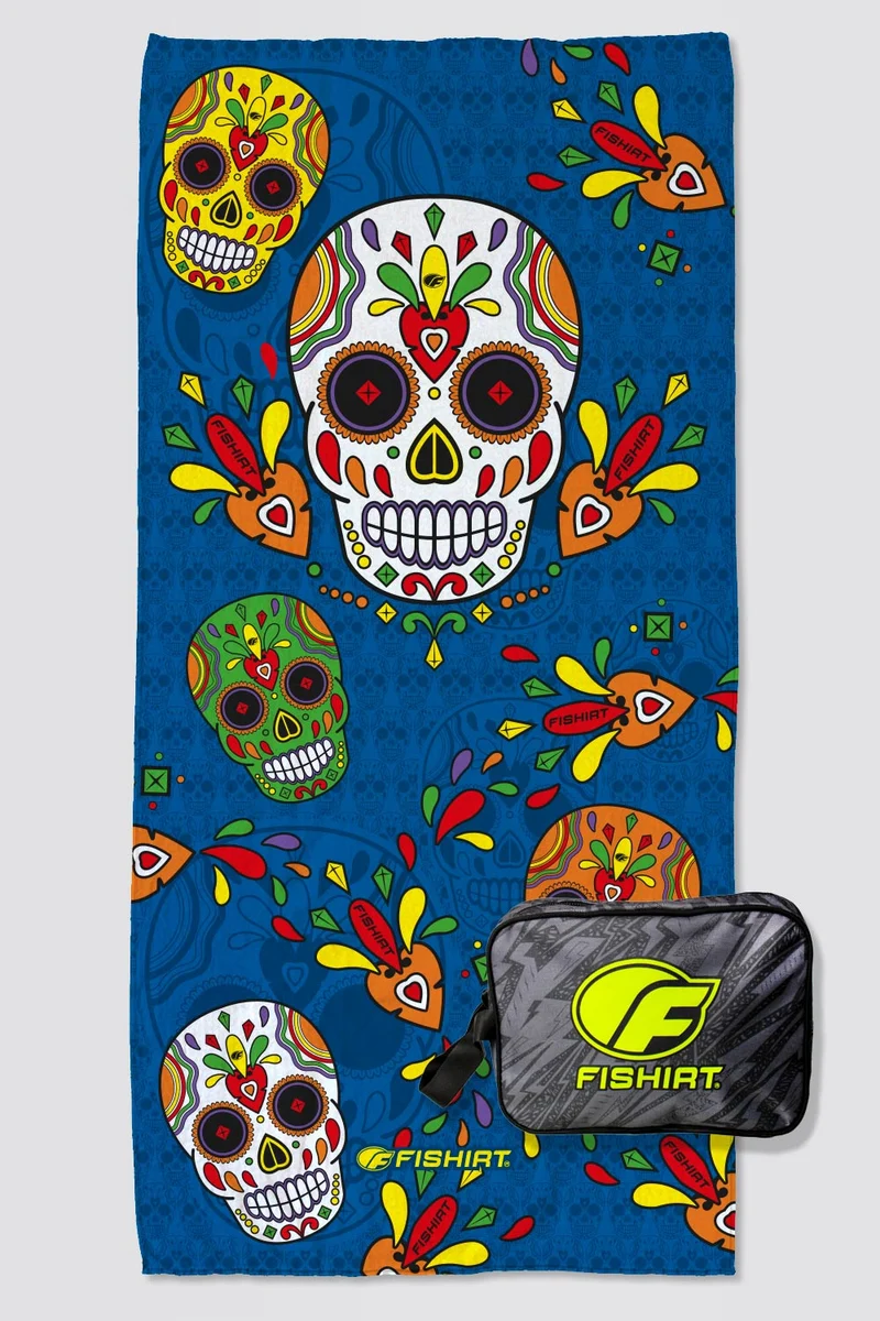 Kit Regalo Estate (Pochette + Telo Spugna Over-Size Muertos Navy)