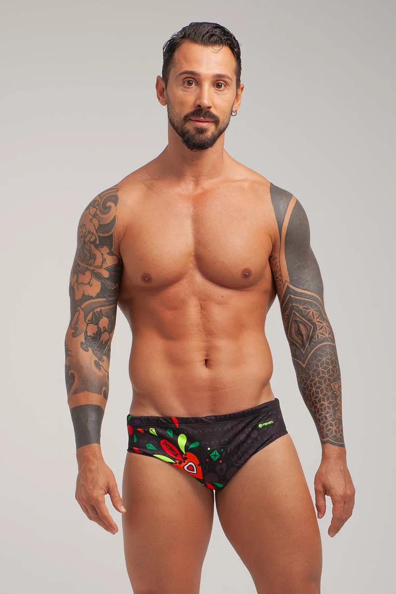 Costume Slip Core Muertos - Nero