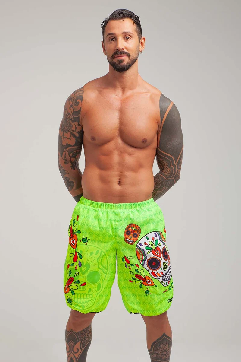 Shorts Mare Muertos - Lime