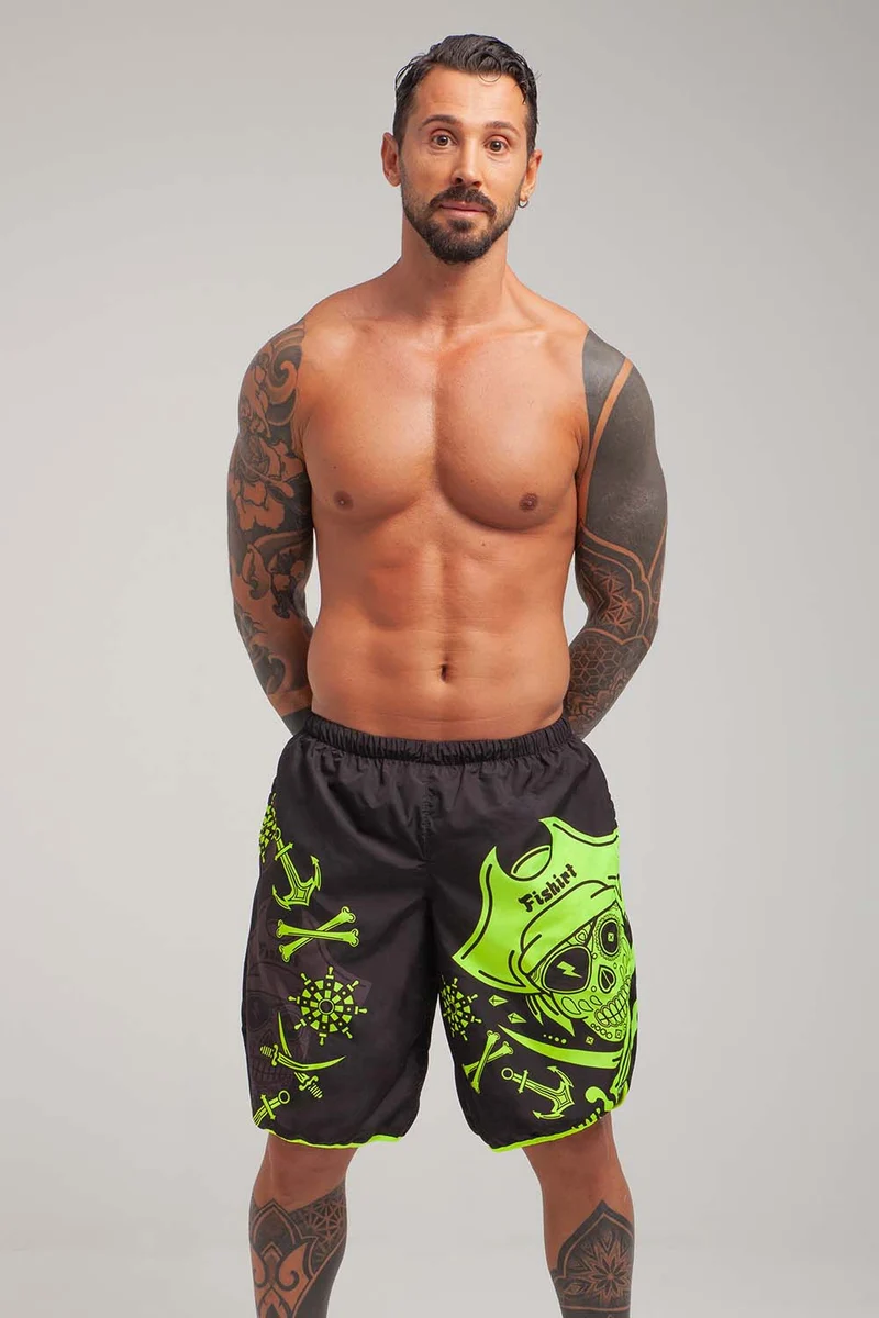 Shorts Mare El Capitan - Nero