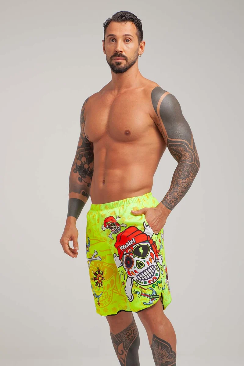 Shorts Mare El Bucanero - Giallo
