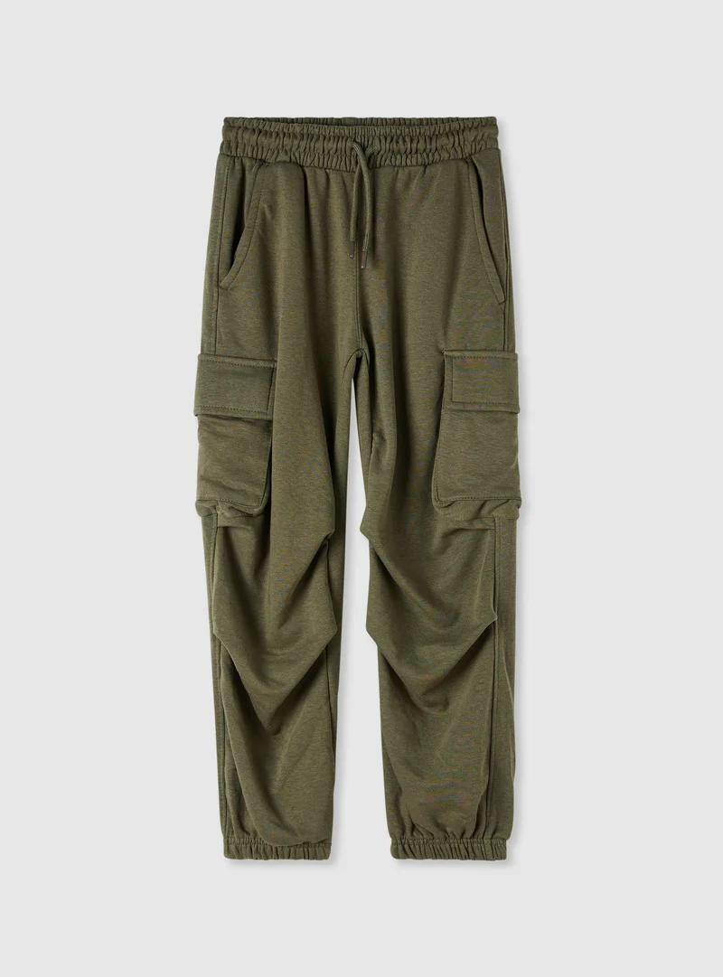 Pantaloni tuta cargo lunghi