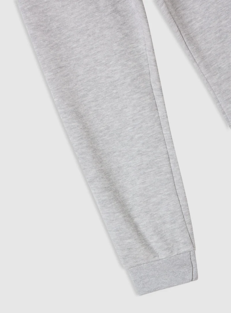 Pantaloni tuta con stampa college