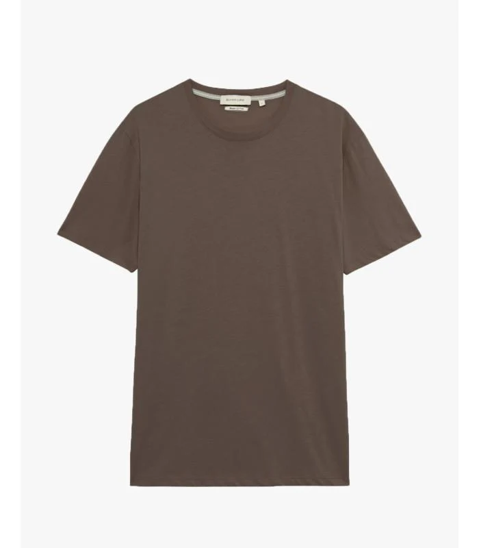 t-shirt rifinitura collo puro cotone
