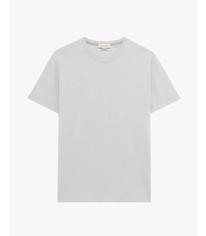 t-shirt rifinitura collo puro cotone