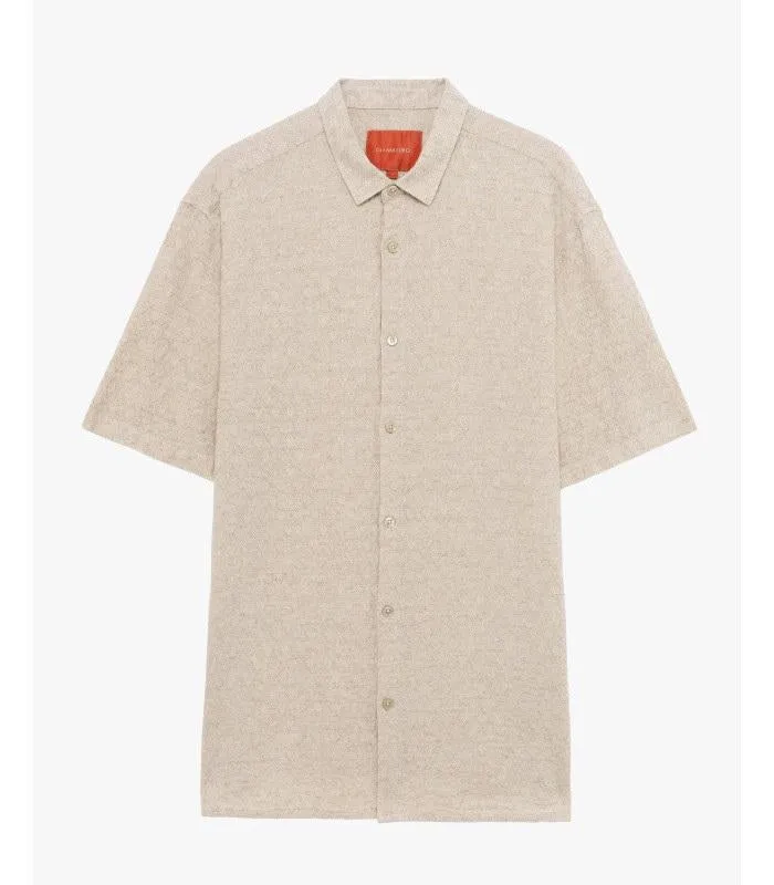camicia misto cotone lino