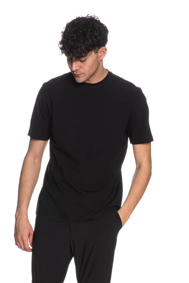 T Shirt Unity Ts Wave Da Uomo Nera