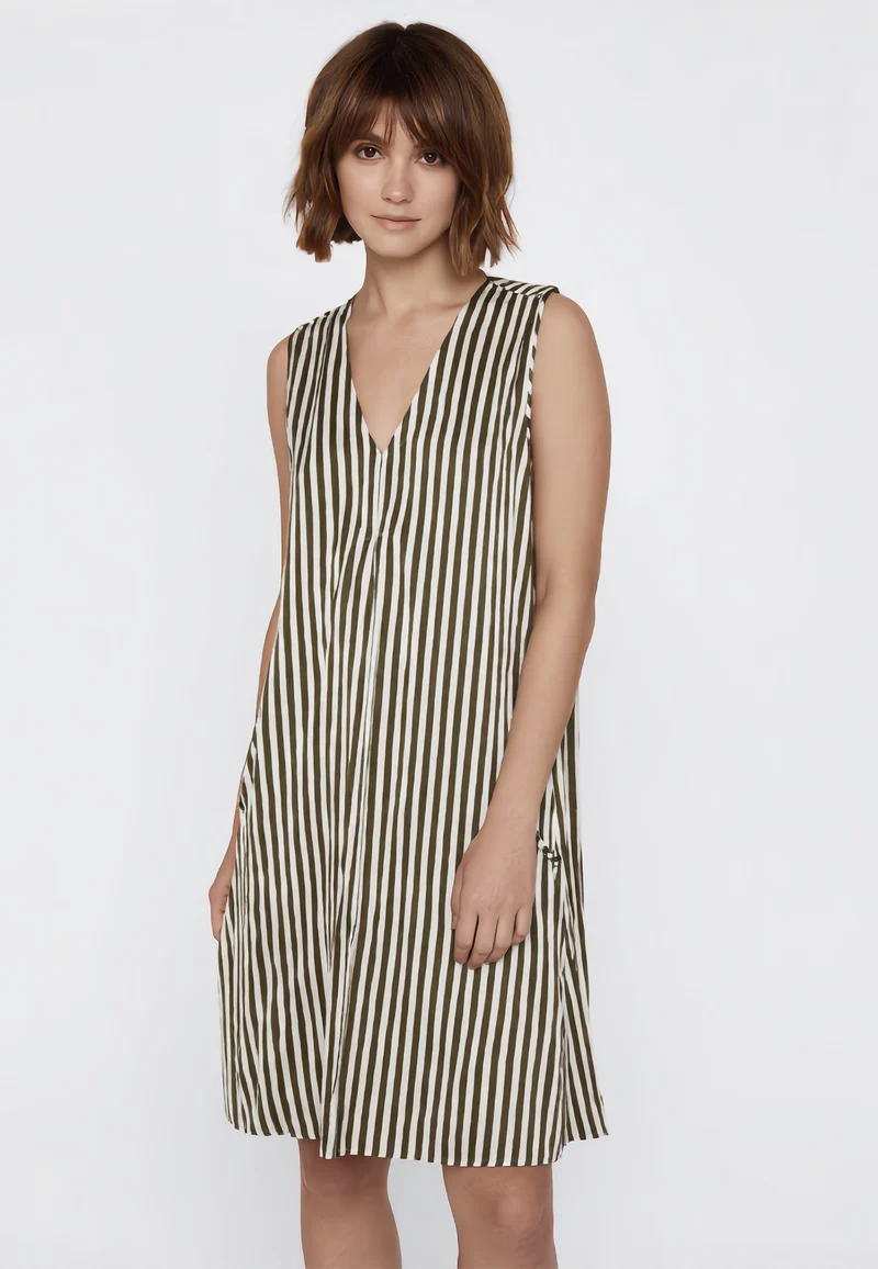 EMME MARELLA Abito Donna Smanicato Scollo V Viscosa ART. CLASSE