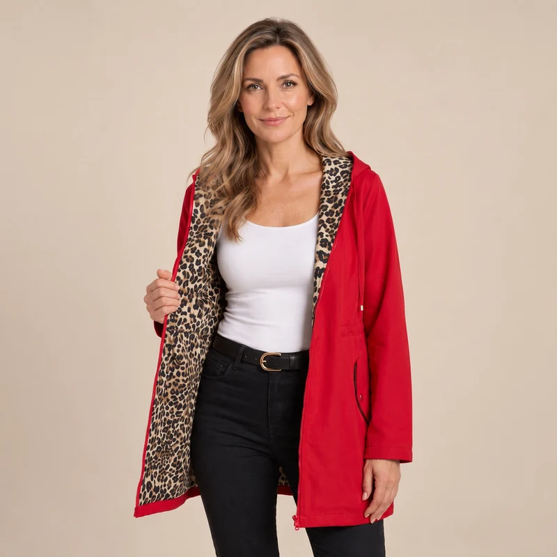 Women's Leopard Print Outerwear