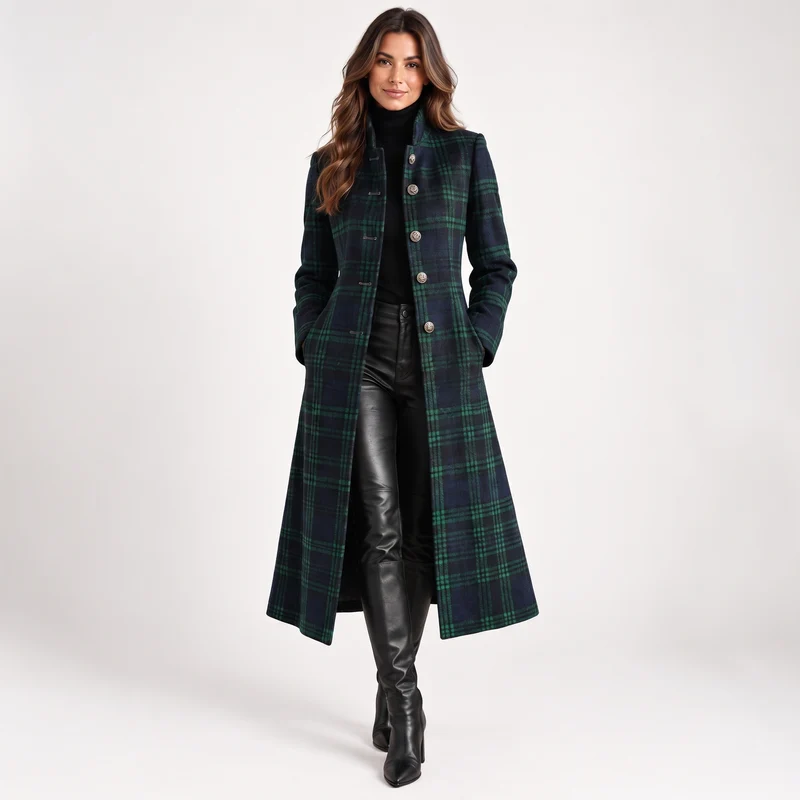 Women's Timeless Plaid Coat