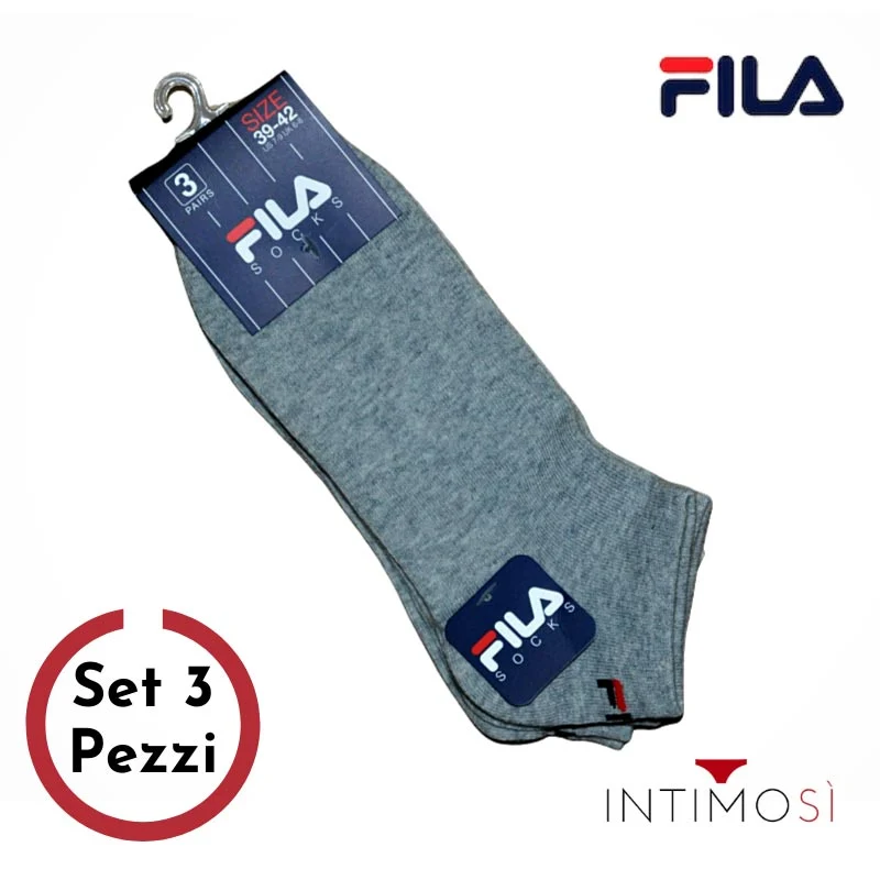 Calza unisex bassa invisibile set da 3 pz. | Fila 9100