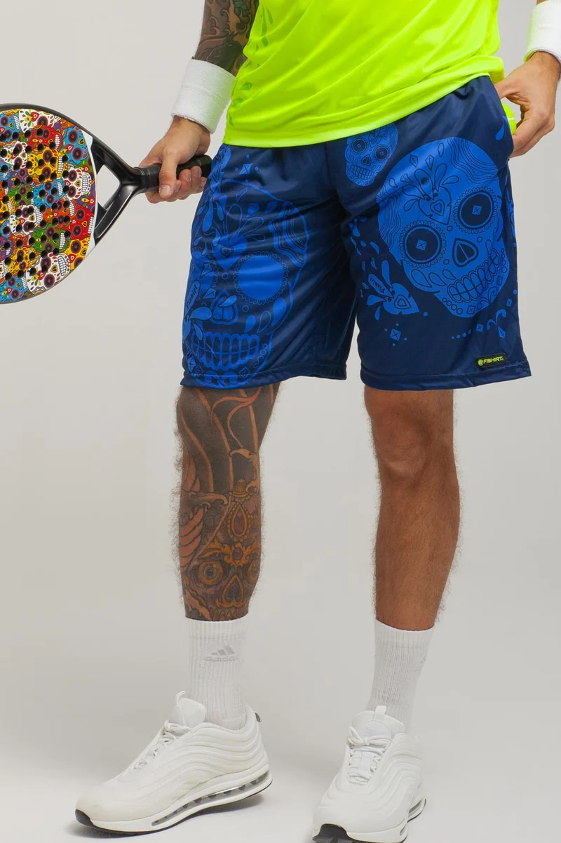 Pantaloncino Padel FlatMuertos - Blu