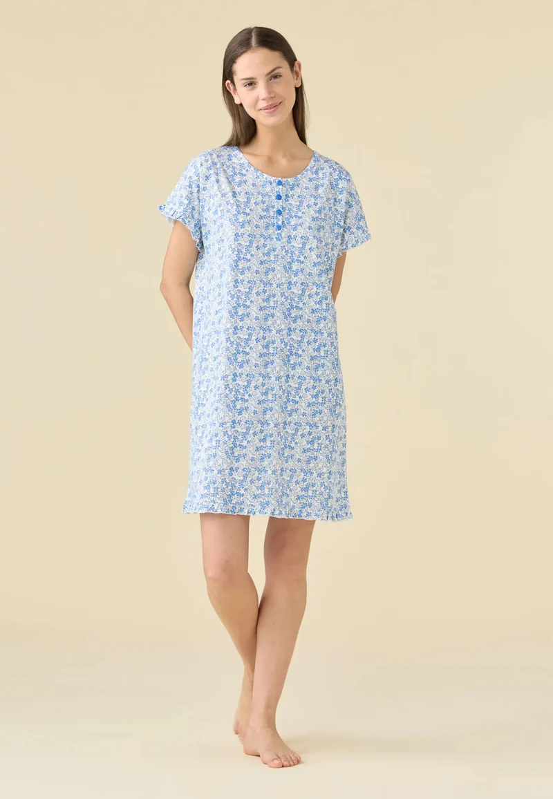 NOI DI NOTTE Camicia da Notte Donna Cotone Fantasia ART. LA003472/3532