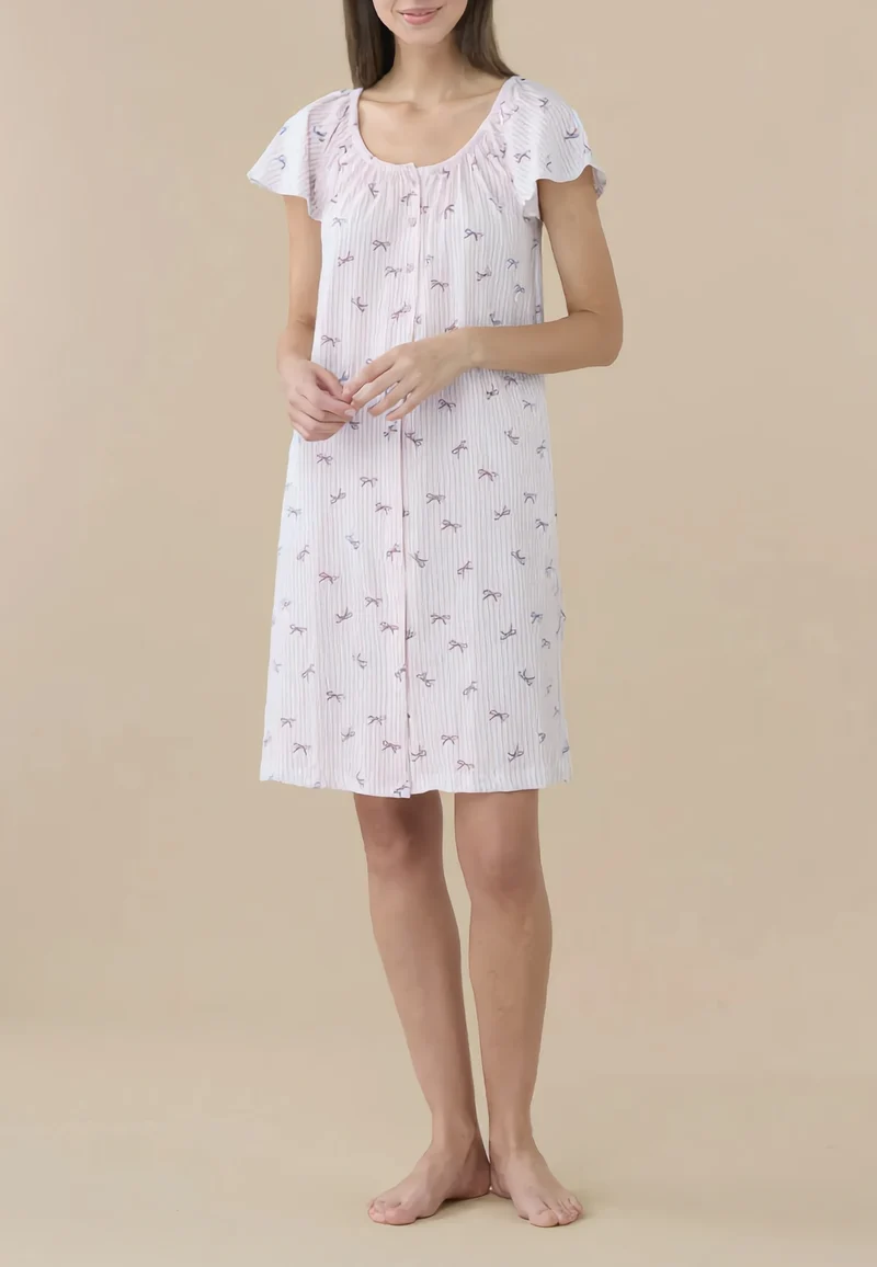 NOI DI NOTTE Camicia Da Notte Donna Cotone Estivo ART. LA003568