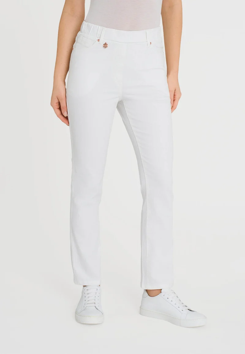 RAGNO Pantalone Lungo Donna Tessuto Jeans Cotone Estivo DN18PP