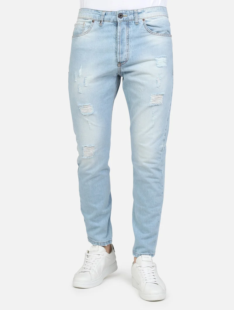 art. manolo pe2523: jeans con rotture, abrasioni