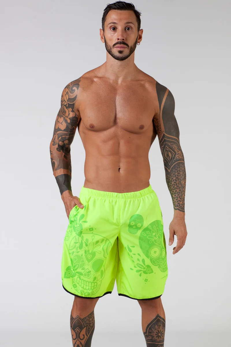 Shorts Mare Flatmuertos - Giallo
