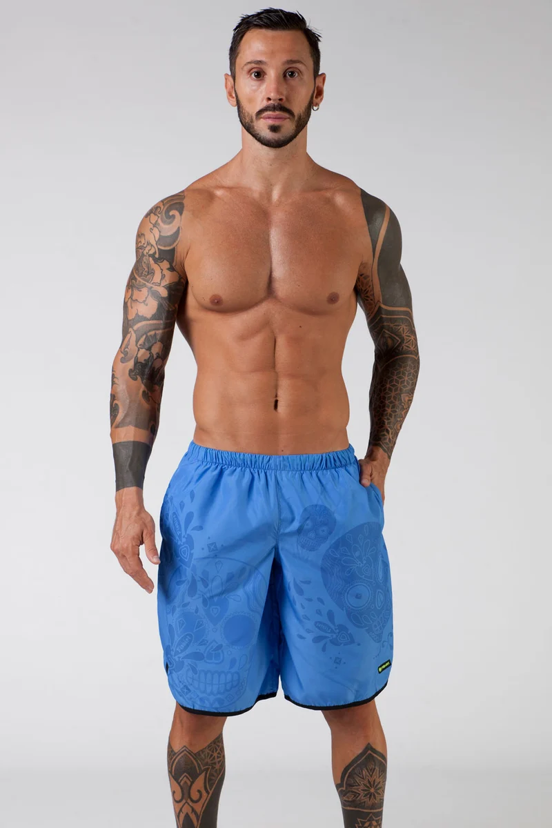 Shorts Mare Flatmuertos - Blu