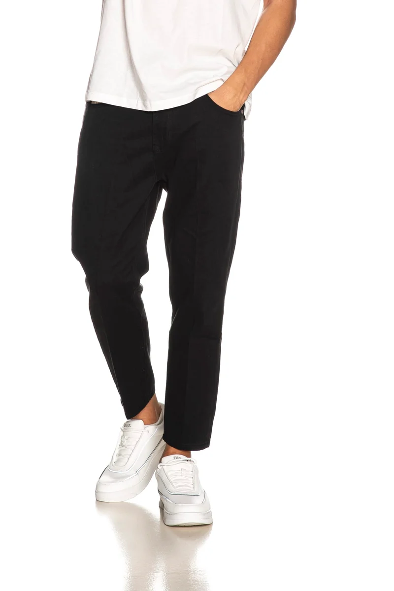 Jeans Gianni Lupo Cooper Uomo Carrot 93 Denim Nero