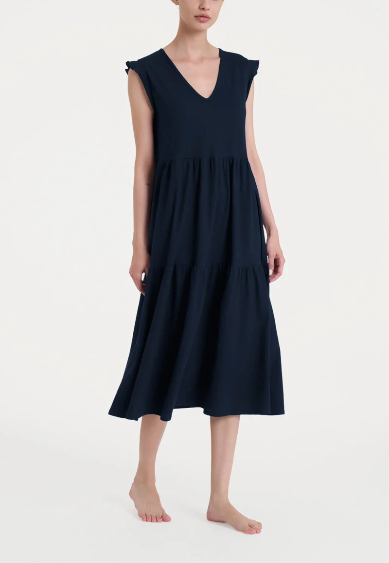 RAGNO Abito Donna Smanicato Viscosa Estivo DQ58D3