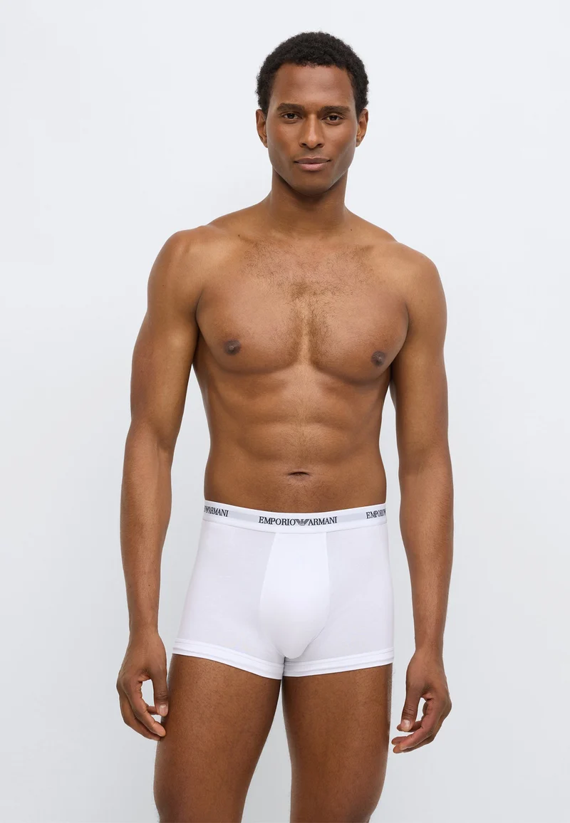 EMPORIO ARMANI 3 Boxer Trunk Uomo Cotone Elasticizzato EM000259-AF14132
