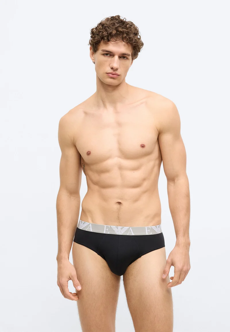 EMPORIO ARMANI 3 Slip Uomo Cotone Elasticizzato ART. EM000258-AF20668