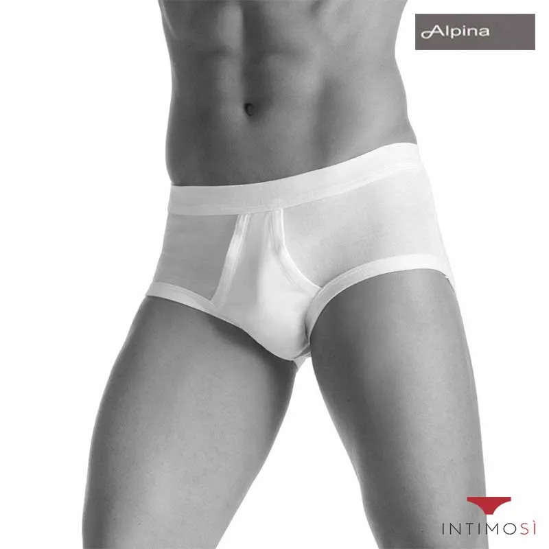 Slip sportivo in cotone filo di scozia con apertura Conf. 3 PZ. | Alpina Aph001