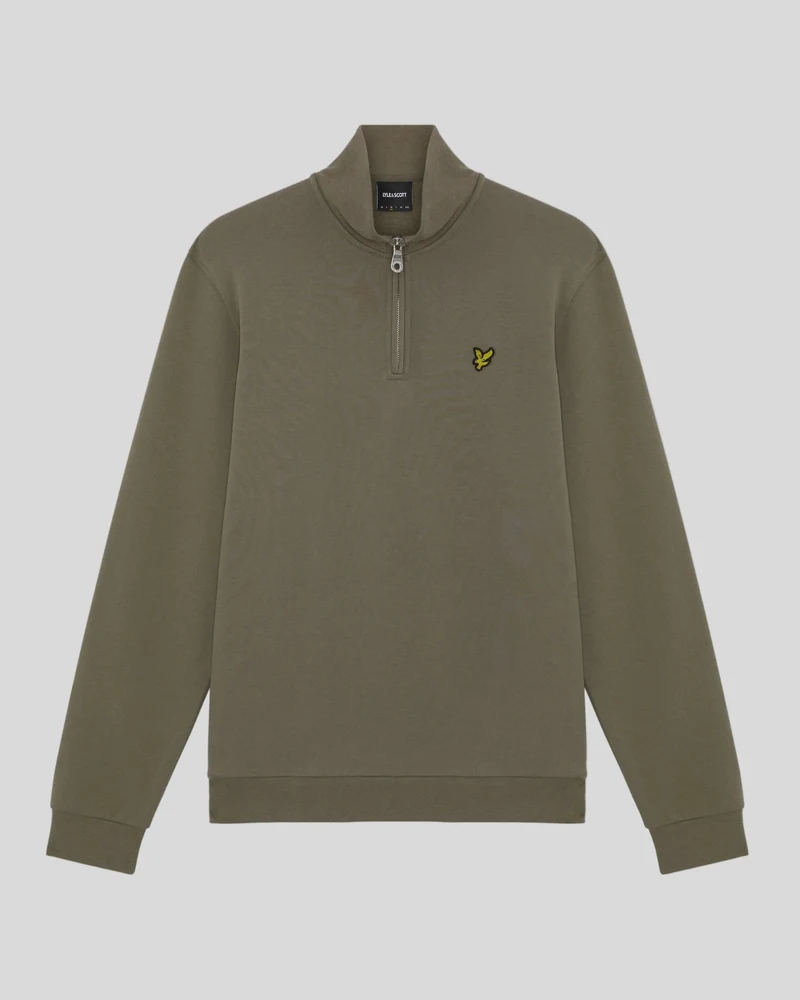 Cotton Loopback 1/4 Zip Sweatshirt
