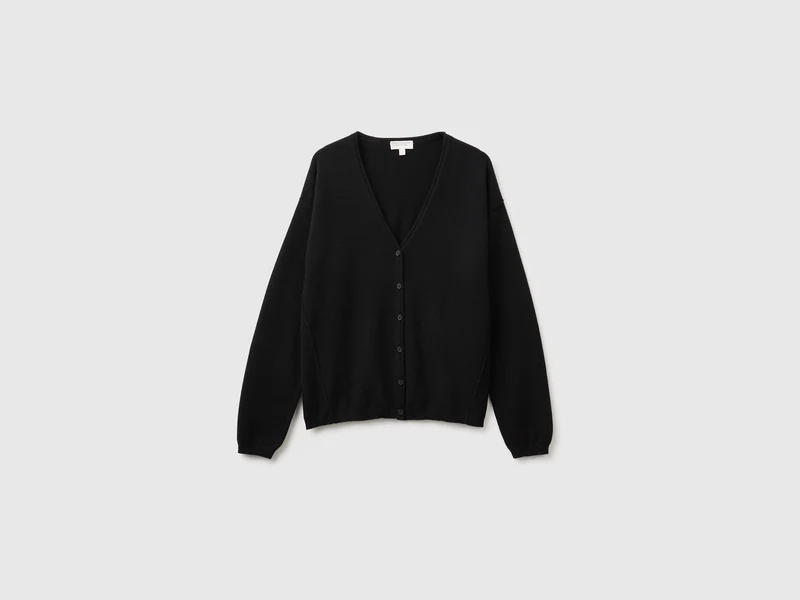 Cardigan in misto lana e cashmere