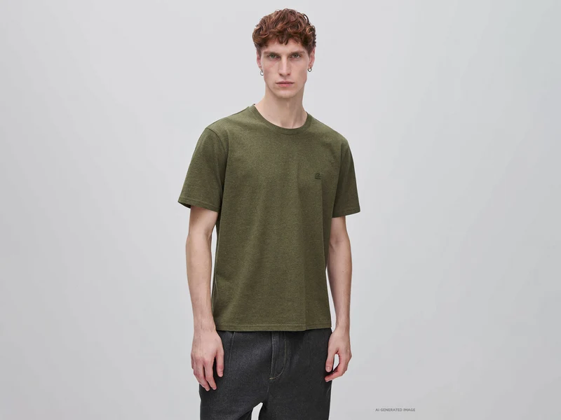 T-shirt mélange relaxed fit