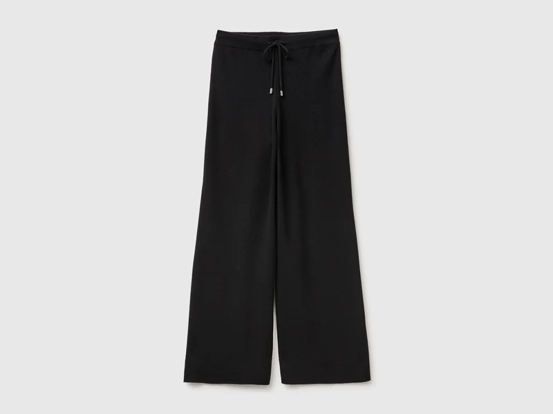 Pantaloni in maglia di misto cashmere