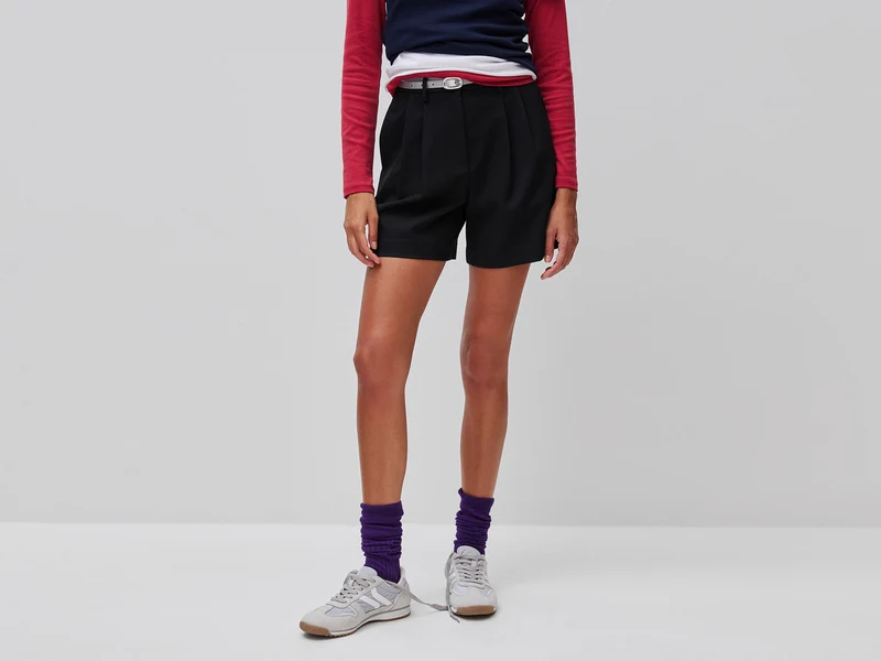 Shorts con pinces