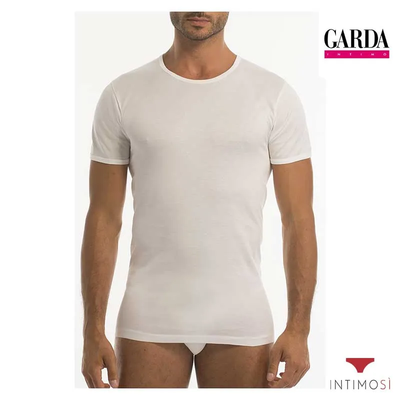 Maglia manica corta girocollo in filo di scozia Conf. 3 Pz | Garda 0034