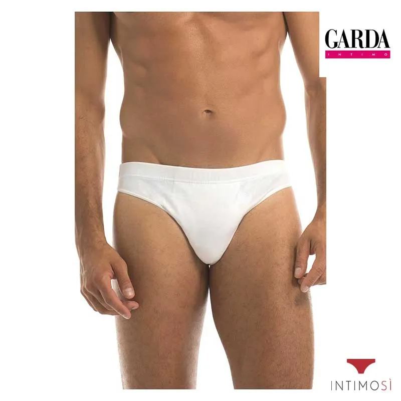 Slip mini puro cotone filo di scozia con logo ricamato 6 Pz | Garda 0761
