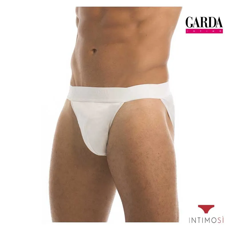 Slip tanga uomo in cotone filo di scozia elastico esterno 6 Pz | Garda 0950