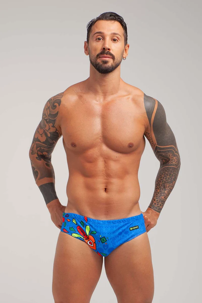 Costume Slip Core Muertos - Blu