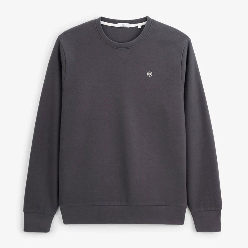 Sweat col rond gris