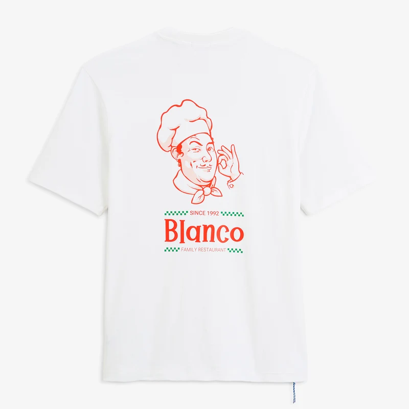 T-shirt manches courtes coton blanc Napoli SBPLAY
