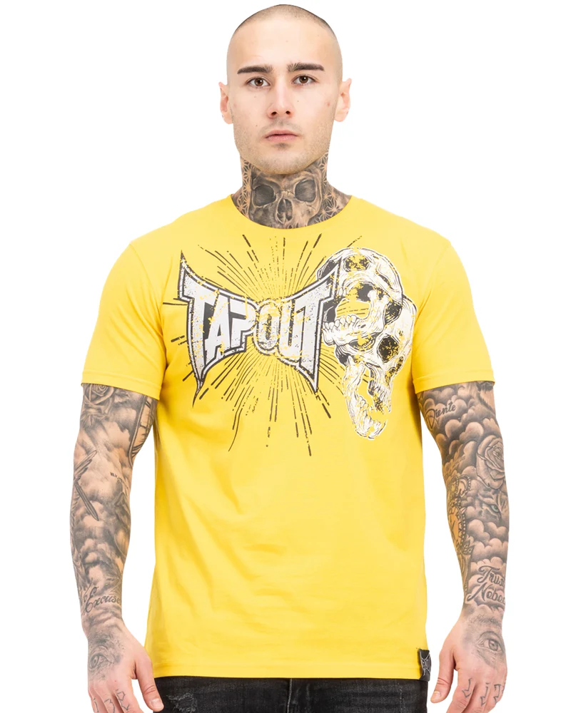 T-shirt da Uomo Tapout Blade Gialla