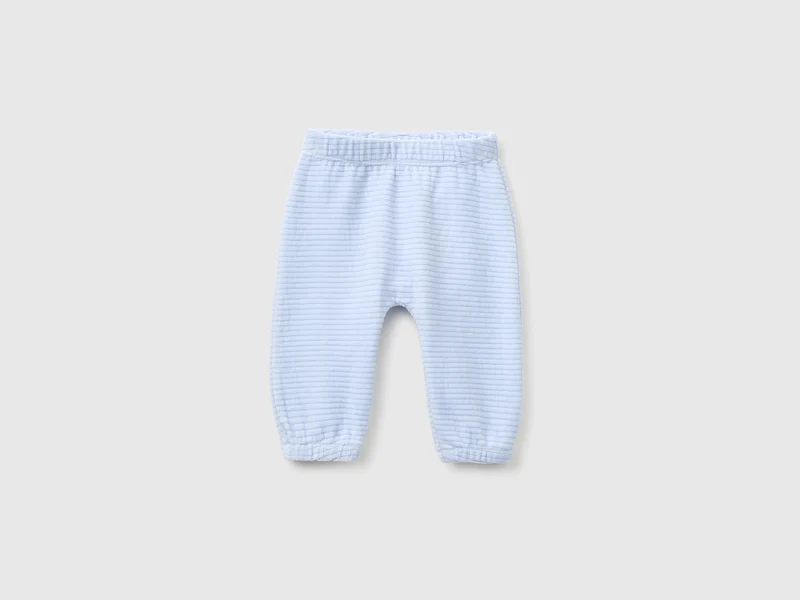 Pantaloni in ciniglia con ricamo